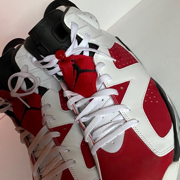 MINT CONDITION 2014 Air Jordan 6 'Carmine' - Picture 9 of 12